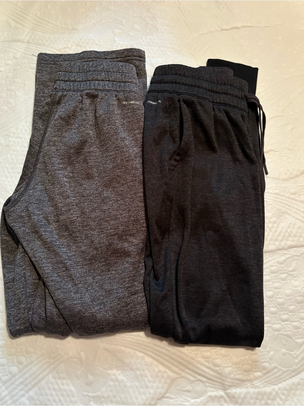 Adidas Women’s Climawarm Sweatpants Lot Size XS Gray Black 2 Pack